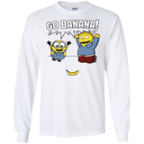 T-Shirts White / S Go Banana! Men's Long Sleeve T-Shirt