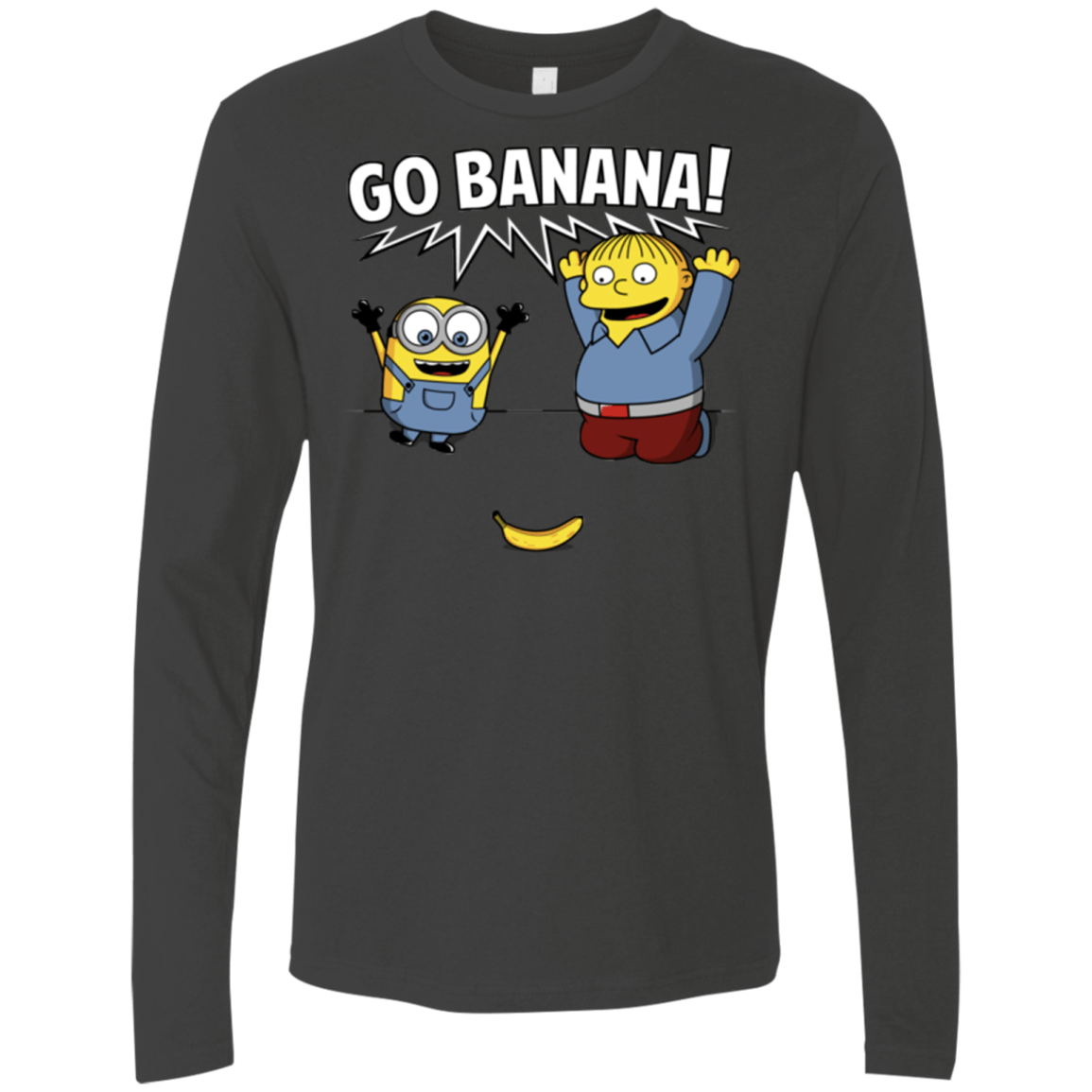 T-Shirts Heavy Metal / S Go Banana! Men's Premium Long Sleeve
