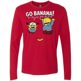 T-Shirts Red / S Go Banana! Men's Premium Long Sleeve
