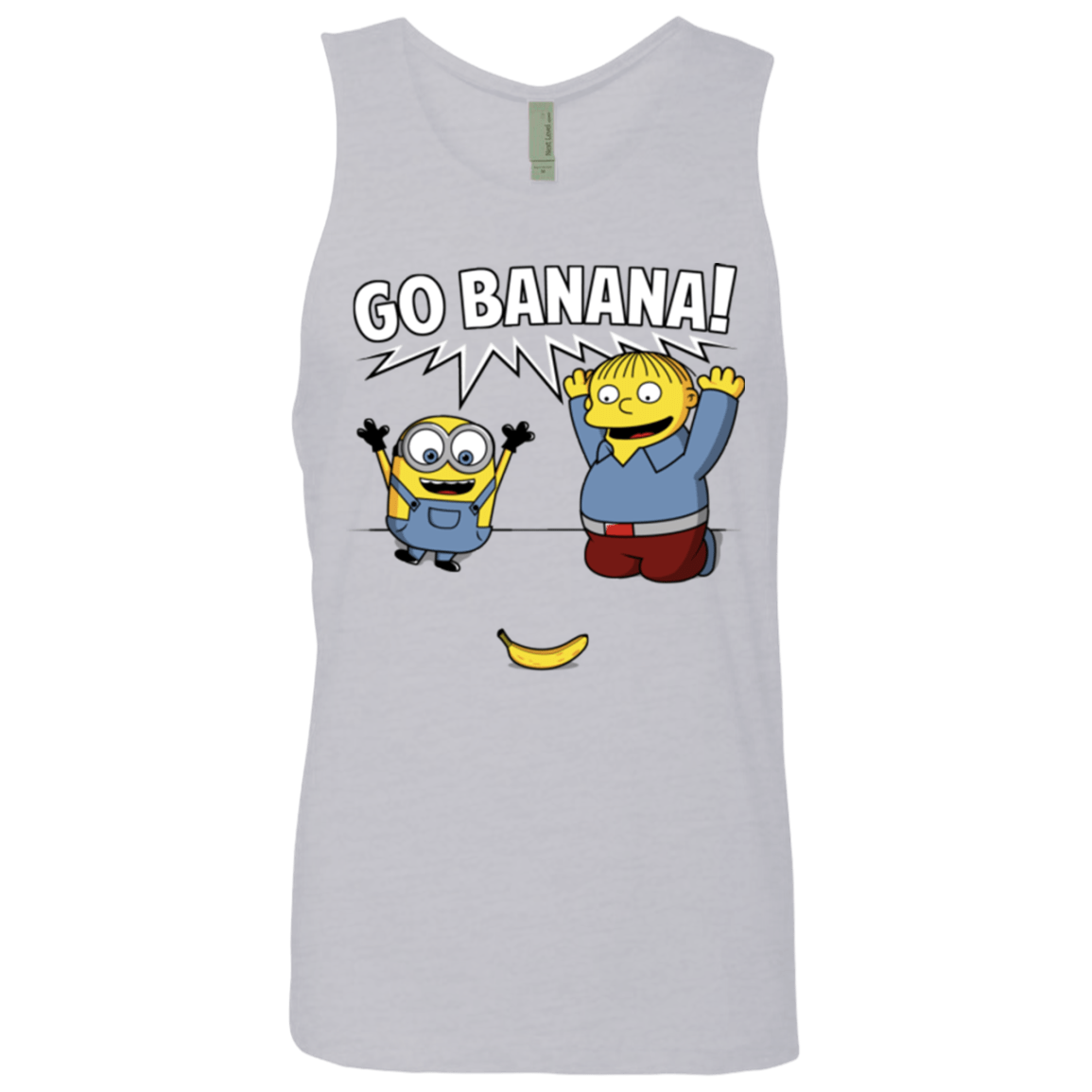 T-Shirts Heather Grey / S Go Banana! Men's Premium Tank Top