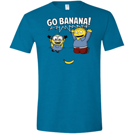 T-Shirts Antique Sapphire / S Go Banana! Men's Semi-Fitted Softstyle