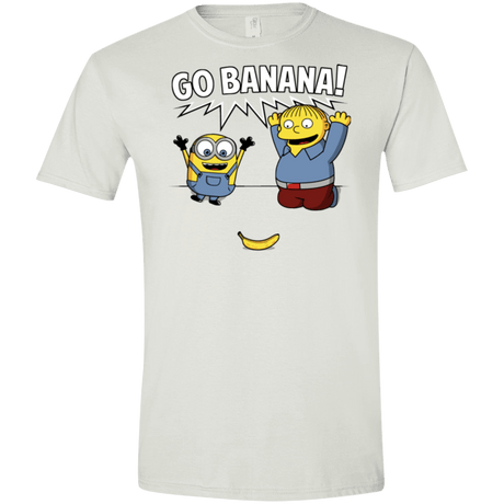 T-Shirts White / X-Small Go Banana! Men's Semi-Fitted Softstyle