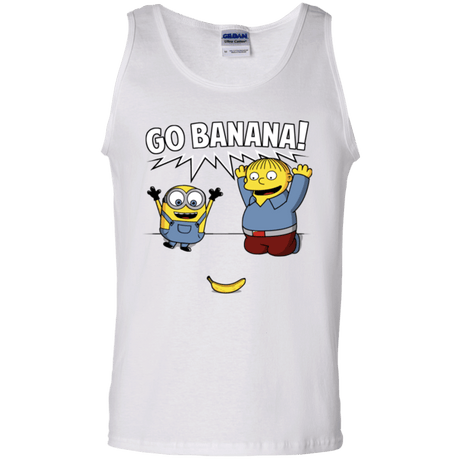 T-Shirts White / S Go Banana! Men's Tank Top