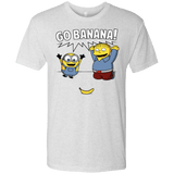 T-Shirts Heather White / S Go Banana! Men's Triblend T-Shirt