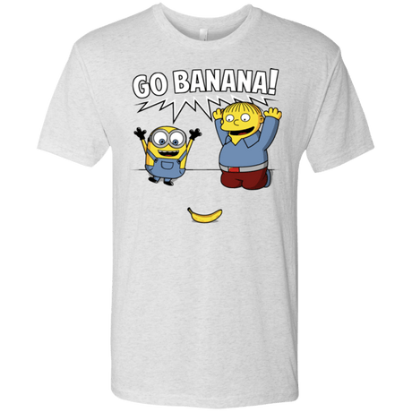T-Shirts Heather White / S Go Banana! Men's Triblend T-Shirt