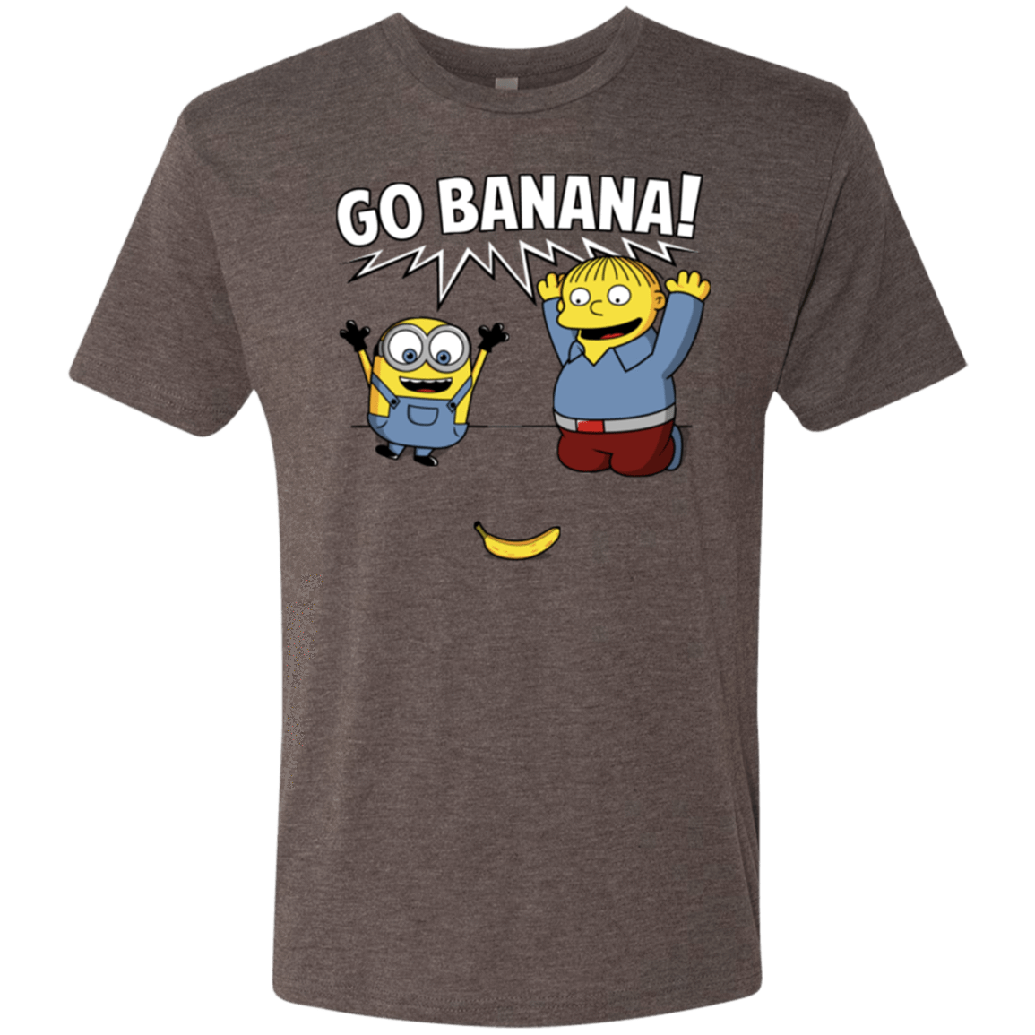 T-Shirts Macchiato / S Go Banana! Men's Triblend T-Shirt