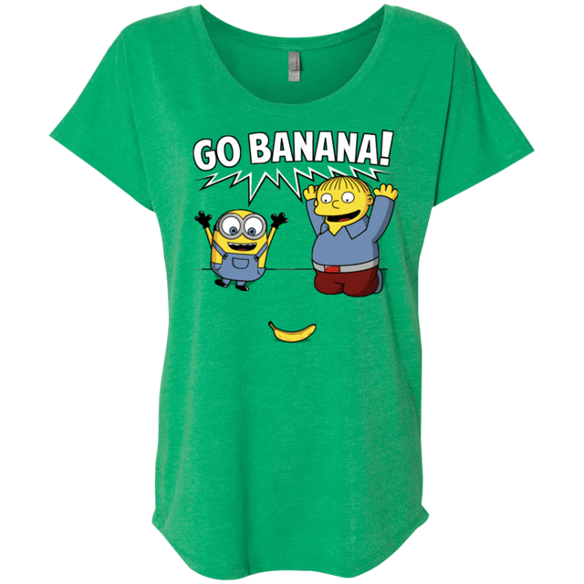 T-Shirts Envy / X-Small Go Banana! Triblend Dolman Sleeve