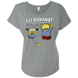 T-Shirts Premium Heather / X-Small Go Banana! Triblend Dolman Sleeve