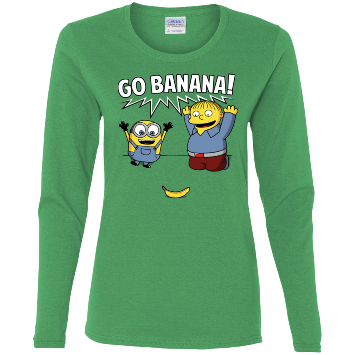 T-Shirts Irish Green / S Go Banana! Women's Long Sleeve T-Shirt