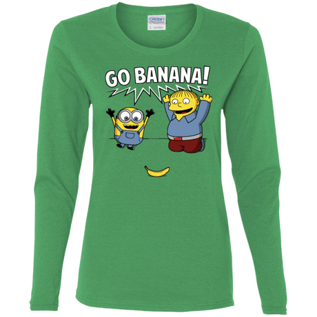 T-Shirts Irish Green / S Go Banana! Women's Long Sleeve T-Shirt