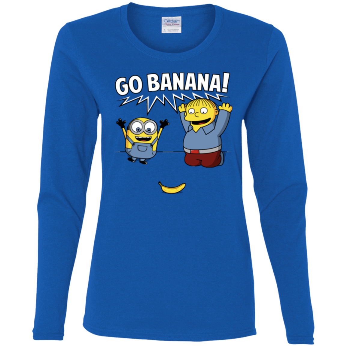 T-Shirts Royal / S Go Banana! Women's Long Sleeve T-Shirt