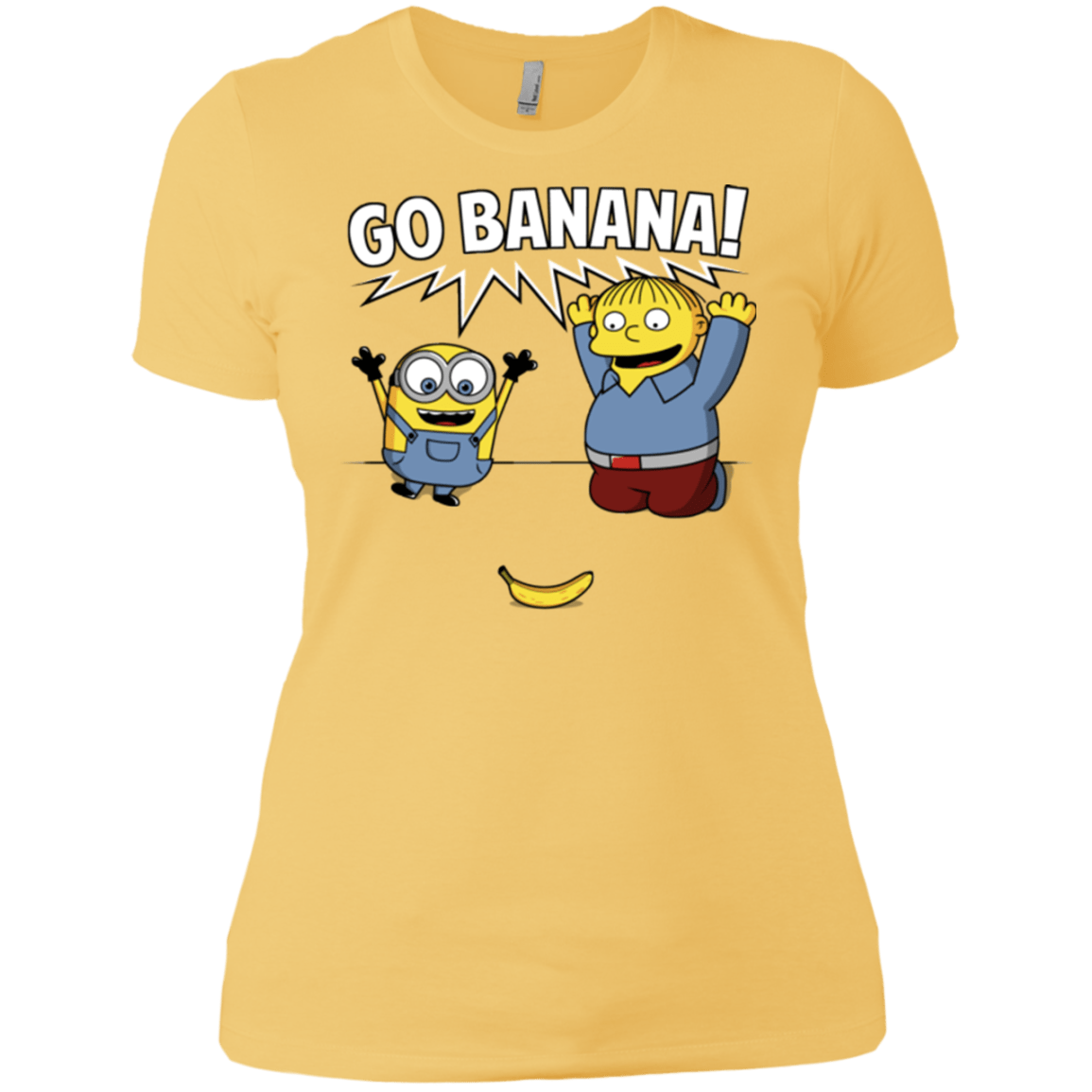 T-Shirts Banana Cream/ / X-Small Go Banana! Women's Premium T-Shirt