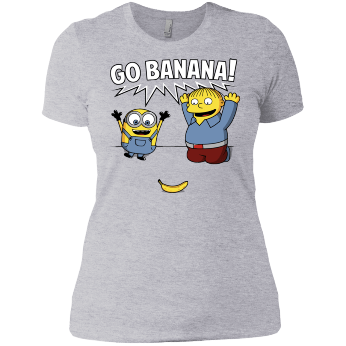 T-Shirts Heather Grey / X-Small Go Banana! Women's Premium T-Shirt