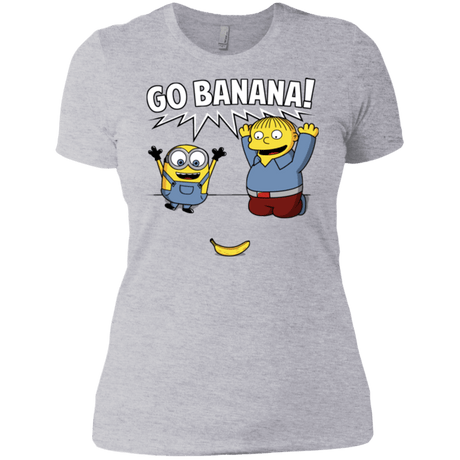 T-Shirts Heather Grey / X-Small Go Banana! Women's Premium T-Shirt