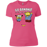 T-Shirts Hot Pink / X-Small Go Banana! Women's Premium T-Shirt