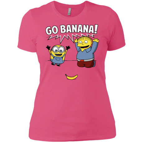 T-Shirts Hot Pink / X-Small Go Banana! Women's Premium T-Shirt