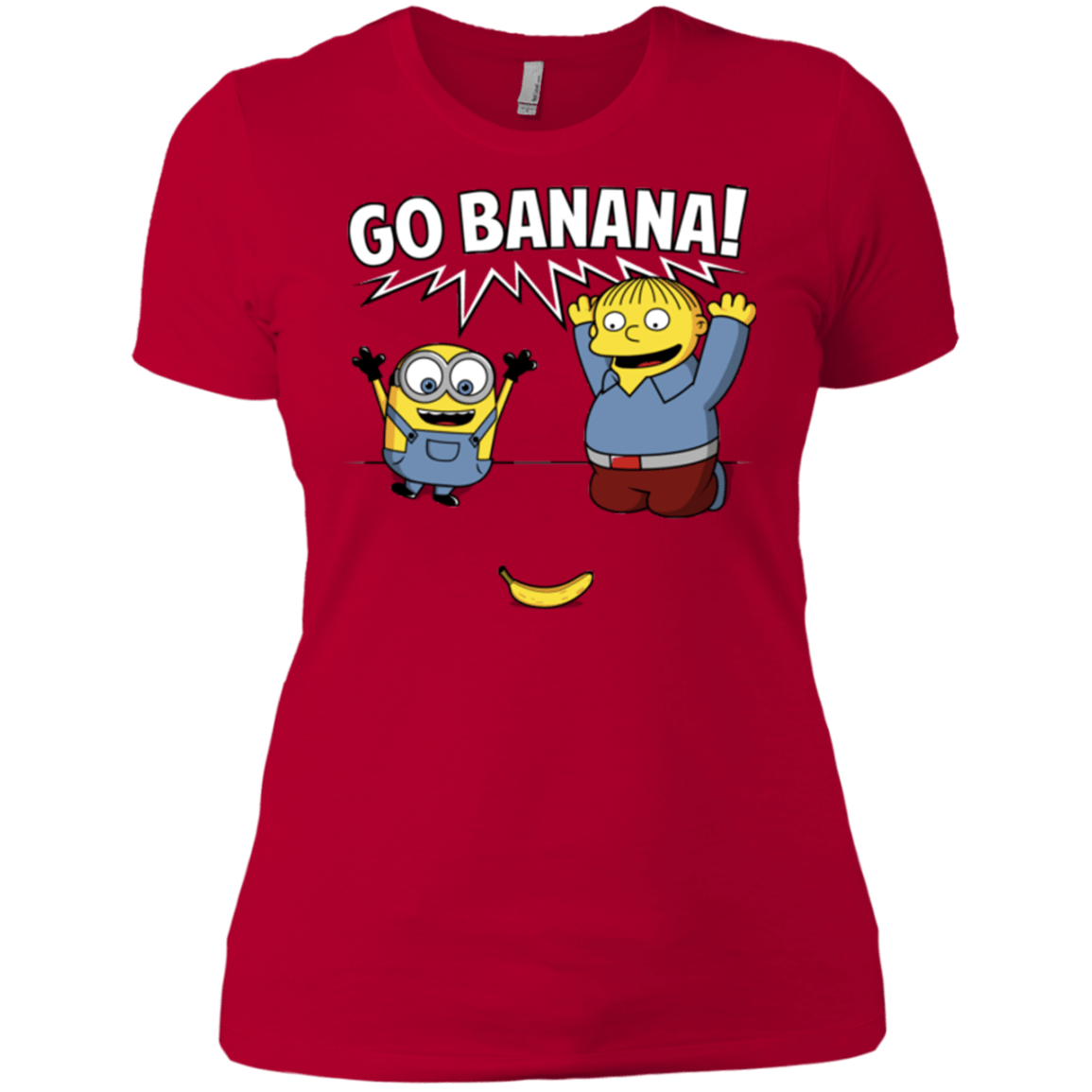T-Shirts Red / X-Small Go Banana! Women's Premium T-Shirt