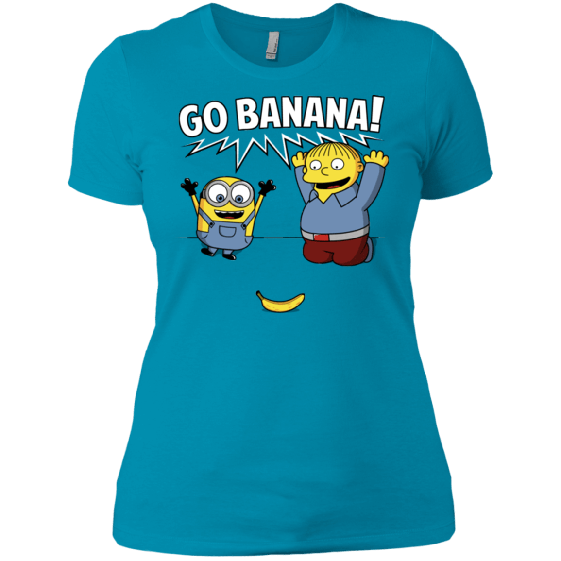 T-Shirts Turquoise / X-Small Go Banana! Women's Premium T-Shirt