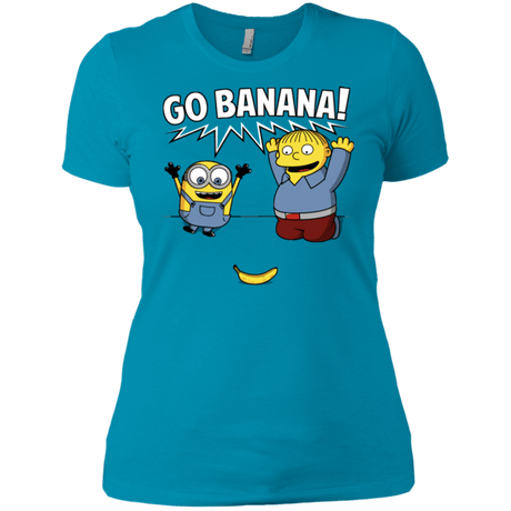 T-Shirts Turquoise / X-Small Go Banana! Women's Premium T-Shirt