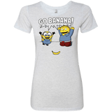 T-Shirts Heather White / S Go Banana! Women's Triblend T-Shirt