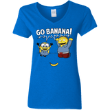 T-Shirts Royal / S Go Banana! Women's V-Neck T-Shirt