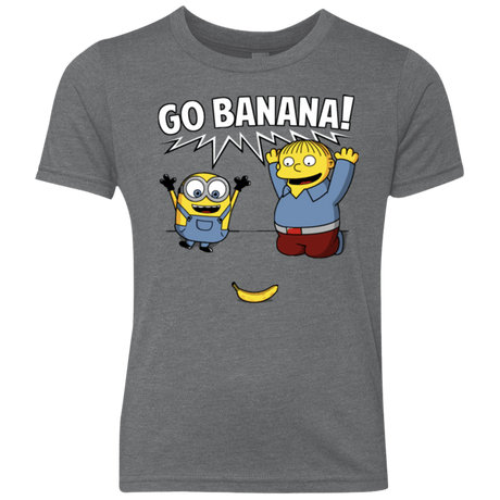 T-Shirts Premium Heather / YXS Go Banana! Youth Triblend T-Shirt