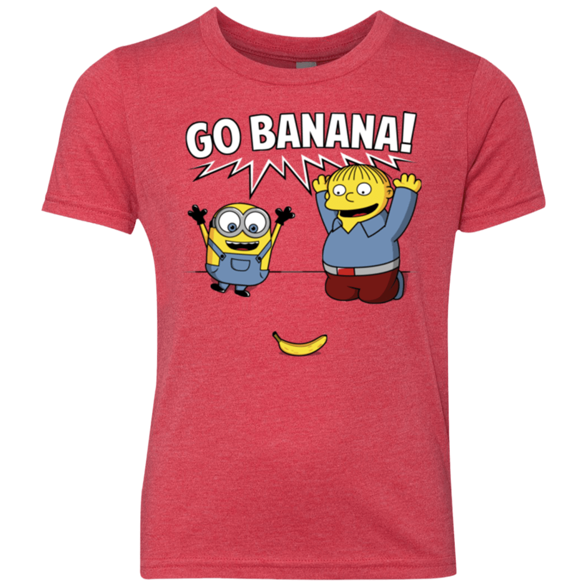T-Shirts Vintage Red / YXS Go Banana! Youth Triblend T-Shirt