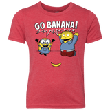 T-Shirts Vintage Red / YXS Go Banana! Youth Triblend T-Shirt