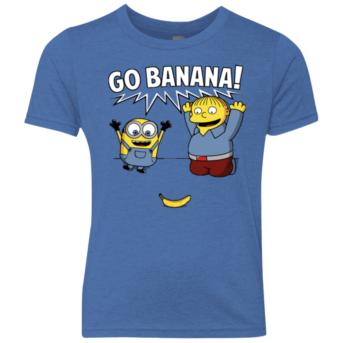 T-Shirts Vintage Royal / YXS Go Banana! Youth Triblend T-Shirt
