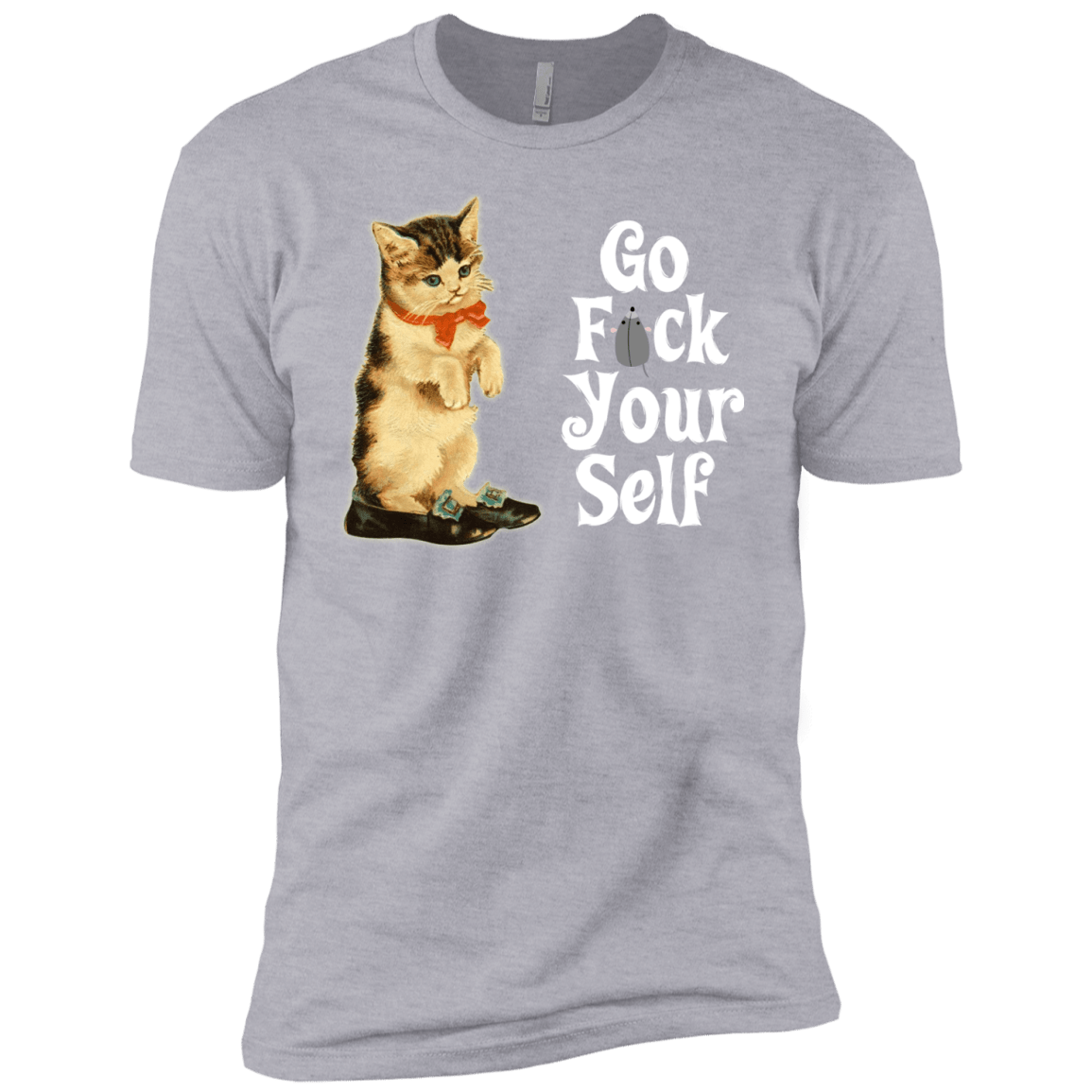 T-Shirts Heather Grey / YXS Go fck yourself Boys Premium T-Shirt