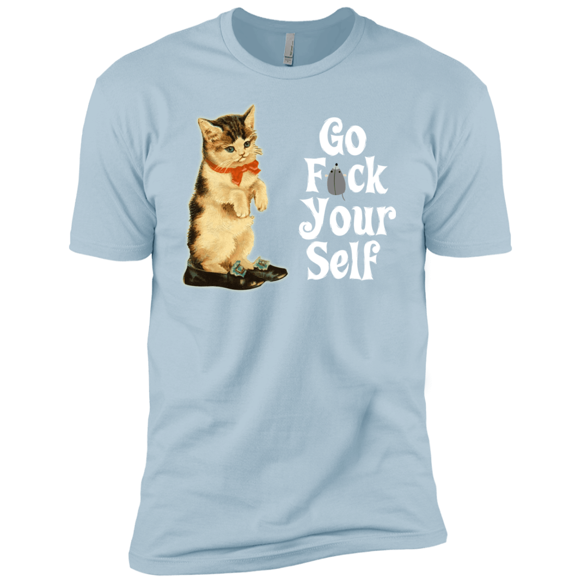 T-Shirts Light Blue / YXS Go fck yourself Boys Premium T-Shirt
