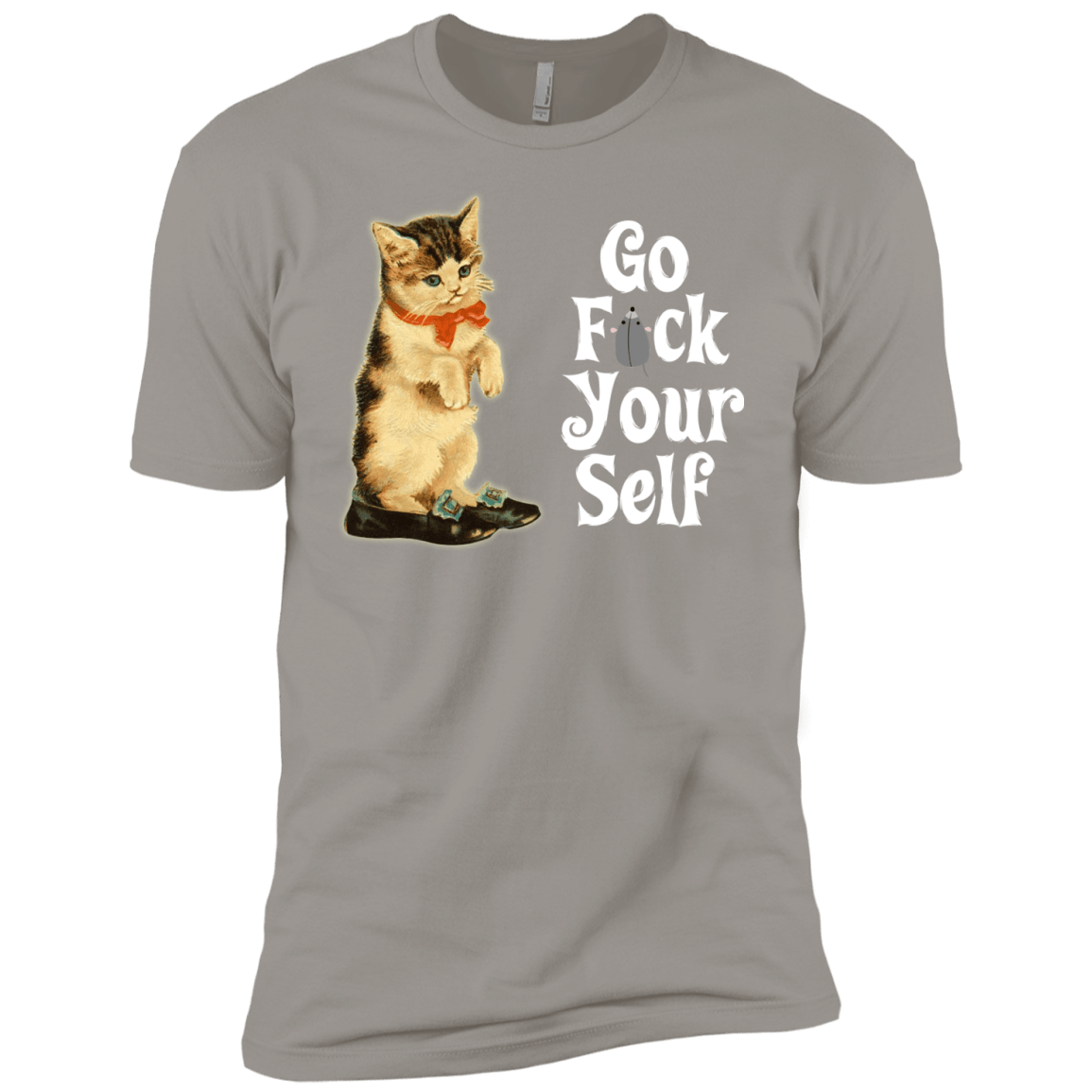 T-Shirts Light Grey / YXS Go fck yourself Boys Premium T-Shirt