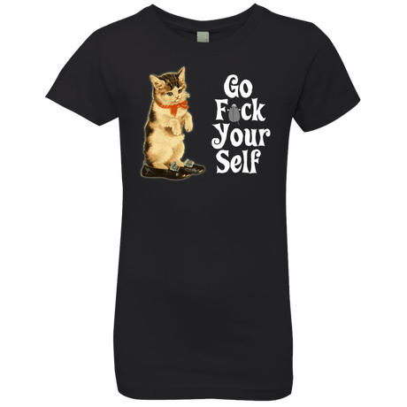 T-Shirts Black / YXS Go fck yourself Girls Premium T-Shirt