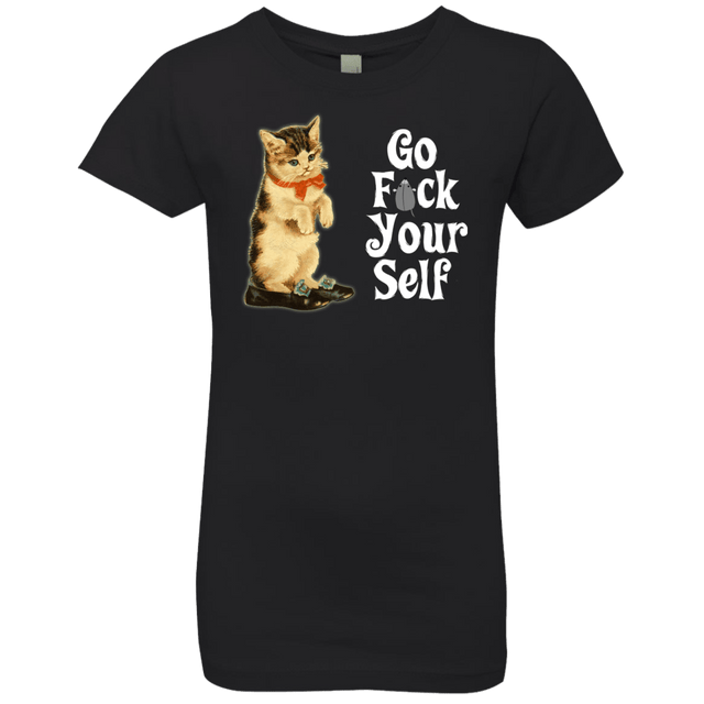 T-Shirts Black / YXS Go fck yourself Girls Premium T-Shirt