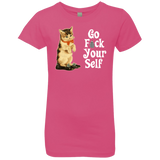 T-Shirts Hot Pink / YXS Go fck yourself Girls Premium T-Shirt