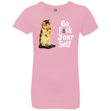 T-Shirts Light Pink / YXS Go fck yourself Girls Premium T-Shirt