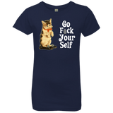 T-Shirts Midnight Navy / YXS Go fck yourself Girls Premium T-Shirt
