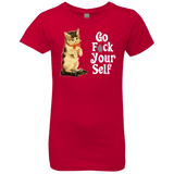 T-Shirts Red / YXS Go fck yourself Girls Premium T-Shirt