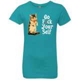 T-Shirts Tahiti Blue / YXS Go fck yourself Girls Premium T-Shirt