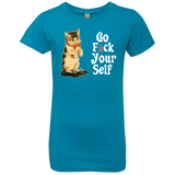 T-Shirts Turquoise / YXS Go fck yourself Girls Premium T-Shirt