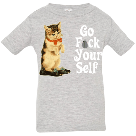 T-Shirts Heather Grey / 6 Months Go fck yourself Infant Premium T-Shirt