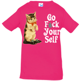 T-Shirts Hot Pink / 6 Months Go fck yourself Infant Premium T-Shirt