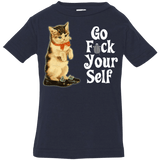 T-Shirts Navy / 6 Months Go fck yourself Infant Premium T-Shirt