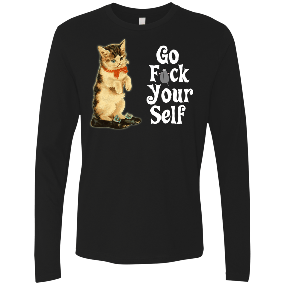 T-Shirts Black / Small Go fck yourself Men's Premium Long Sleeve