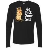 T-Shirts Black / Small Go fck yourself Men's Premium Long Sleeve