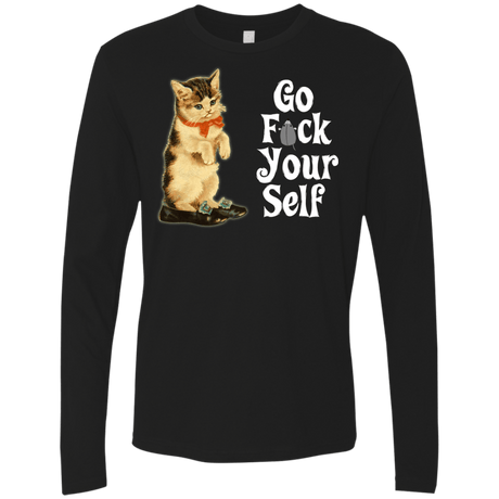 T-Shirts Black / Small Go fck yourself Men's Premium Long Sleeve