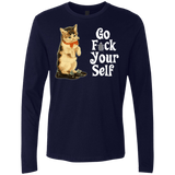 T-Shirts Midnight Navy / Small Go fck yourself Men's Premium Long Sleeve