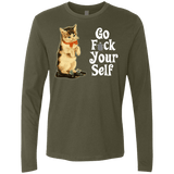 T-Shirts Military Green / Small Go fck yourself Men's Premium Long Sleeve
