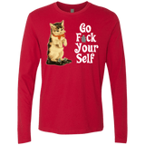 T-Shirts Red / Small Go fck yourself Men's Premium Long Sleeve
