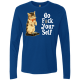 T-Shirts Royal / Small Go fck yourself Men's Premium Long Sleeve